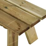 vidaXL Banc de jardin 110 cm bois de pin massif imprégné