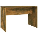 vidaXL Ensemble de coiffeuse Chêne fumé 74 5x40x141 cm