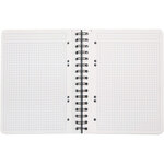 Recharge pour EXABOOK spirale A5+ 160 pages perforées+détachables 5X5 RHODIA