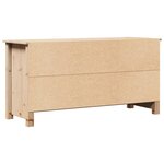 vidaXL Meuble TV 103x36 5x52 cm Bois de pin massif