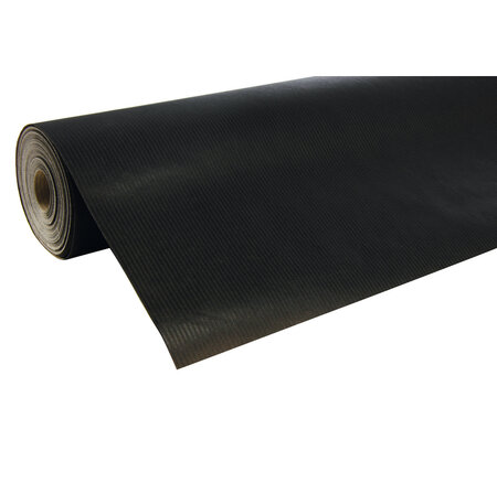 Rouleau de papier cadeaux unicolor kraft l70 cm x 50 m noir clairefontaine