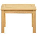 vidaXL Table basse Acacia clair 50 x 35 x 36 cm Bois d'Acacia Massif