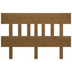 vidaXL Tête de lit Marron miel 183 5x3x81 cm Bois massif de pin