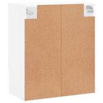 vidaXL Armoire murale blanc 60x31x70 cm bois d'ingénierie