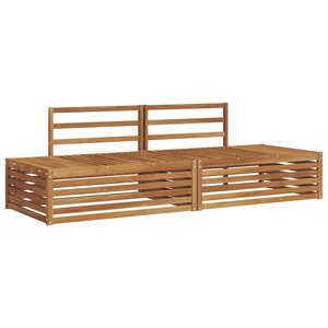 vidaXL Ensemble de canapés d'extérieur Naturel 203 5 x 83 x 73 cm