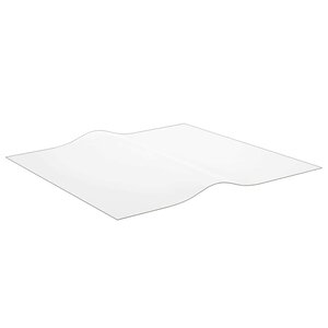 vidaXL Protecteur de table transparent 70x70 cm 1 6 mm PVC