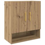 vidaXL Meuble mural chêne artisanal 60 x 31 x 70 cm Bois d'ingénierie