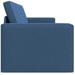 vidaXL Canapé-lit Bleu marine 245 x 78 x 77 cm tissu