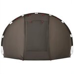 vidaXL Tente de pêche 5 personnes marron imperméable