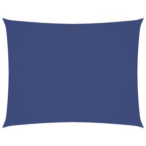 vidaXL Voile de parasol tissu oxford rectangulaire 3 5x4 5 m bleu