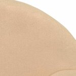 vidaXL Canapé pour enfants 2 places crème peluche douce