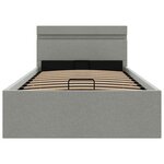 vidaXL Cadre de lit à rangement hydraulique sans matelas 90x200 cm