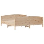 vidaXL Cadre de lit sans matelas 180x200 cm bois massif de pin