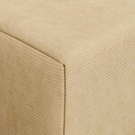 vidaXL Canapé-lit pliable Vert Gris 120 x 60 x 49 cm Tissu