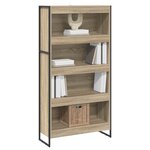 vidaXL Bibliothèque 2 Pièces Sonoma 80 x 30 x 155 cm Bois d'ingénierie