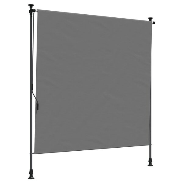 vidaXL Store Roulant Extérieur Gris clair 200 x 270 cm