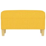Banc banquette 70 x 35 x 41 cm tissu jaune clair 02_0010453