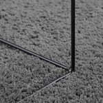 vidaXL Tapis OVIEDO à poils courts anthracite Ø 200 cm
