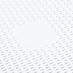 vidaXL Table d'appoint Blanc 54x54x36 5 cm Plastique