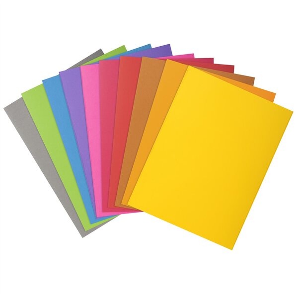 Paquet de 50 chemises ROCK''S 210 - 24x32cm - Couleurs assorties x 10 EXACOMPTA
