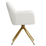 Chaise de salle à manger lot 4 chaises blanc