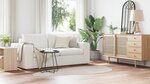 vidaXL Tapis Couleur sable 100 x 200 cm Coton