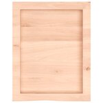 vidaXL Étagère murale 40x50x(2-6) cm bois de chêne massif non traité