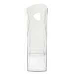 Porte-revues Polystyrène ECOMAG Dos de 7 7 cm H25 7 x P24 8 cm Cristal x 10 EXACOMPTA