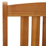 vidaXL Chaises de jardin lot de 8 Bois d'acacia solide