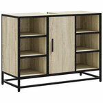 vidaXL Armoire lavabo de salle de bain chêne sonoma bois d'ingénierie