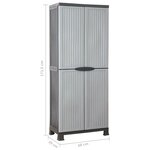 vidaXL Armoire en plastique 68x39x171 5 cm