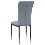 vidaXL Chaises à manger lot de 4 Gris clair Velours