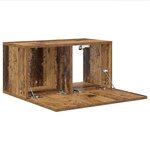 vidaXL Meuble TV Marron 60 x 30 x 30 cm Bois d'ingénierie