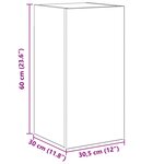 vidaXL Ensemble meuble TV 3 Pièces Bois ancien 60 x 30 x 30 cm