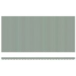 vidaXL Auvent Rétractable Vert et blanc 600 × 300 cm tissu