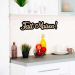 Décoration murale en bois fait maison