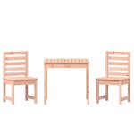 vidaXL Ensemble de bistrot de jardin 3 Pièces bois massif Douglas