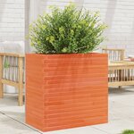 vidaXL Jardinière cire marron 70x40x68 5 cm bois de pin massif