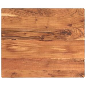 vidaXL Dessus de table 60x50x2 5 cm rectangulaire bois massif d'acacia