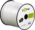 Bobine de câble haut-parleur Goobay 2x 2,5 mm² 100m (Blanc)