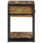 vidaXL Cabinet de chevet avec tiroir Multicolore 40 x 35 x 50 cm