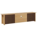 vidaXL Support pour TV HILL Marron miel 158 x 40 x 39 5 cm Pin massif
