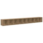 vidaXL Meuble TV 3 Pièces chêne artisanal 37 x 35 x 107.5 cm