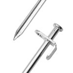 vidaXL Piquets de tente 24 Pièces 19 5 cm 8 mm acier galvanisé