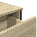 vidaXL Buffet chêne sonoma 97x32 5x74 5 cm bois d'ingénierie