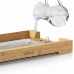 Tristar Plancha électrique 2000 W 37x25 cm Bambou