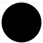 vidaXL Couverture de piscine Noir 527 cm PE