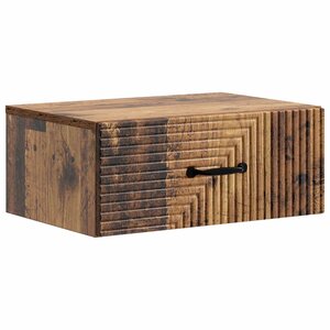 vidaXL Cabinet de chevet mural Bois ancien 49 x 34 5 x 20 cm