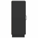 vidaXL Buffet Noir 33 x 34 5 x 87 cm Bois d'ingénierie