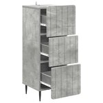 vidaXL Armoire à tiroirs 33 x 34 5 x 92 cm Bois d'ingénierie